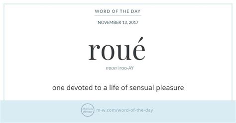 Roué Definition & Meaning .